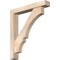 Ekena Millwork Balboa Block Smooth Bracket w/ Offset Brace, Douglas Fir, 5 1/2"W x 34"D x 38"H BKT0604X34X38BOA05SDF - alternate 1